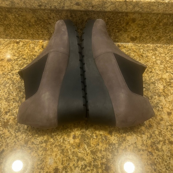 Mephisto Tosca Slip-On Wedge Bucksoft Ankle Gray Booties Loafers Leather US 9 - Picture 7 of 10